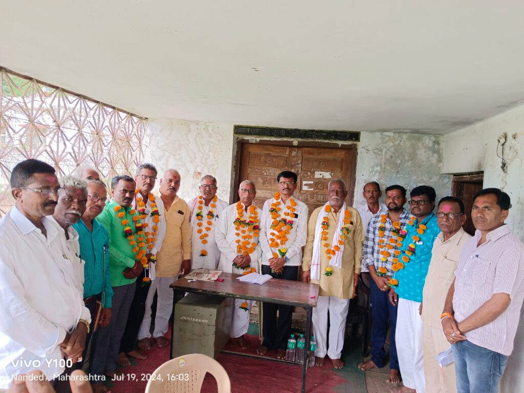 IMG 20240720 WA0023 1 Principal Kishanrao Dafde as Chairman Co-operative Purchase and Sales Union | कंधार तालुका शेतकरी सहकारी खरेदी विक्री संघाच्या प्रशासकिय चेअरमनपदी प्राचार्य किशनराव डफडे यांची नियुक्ती - NNL