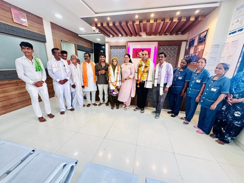 Complicated surgery successful in Rainbow Hospital..! : रेनबो हाॅस्पिटल मध्ये गुंतागुंतीची शस्त्रक्रिया यशस्वी ..! -NNL