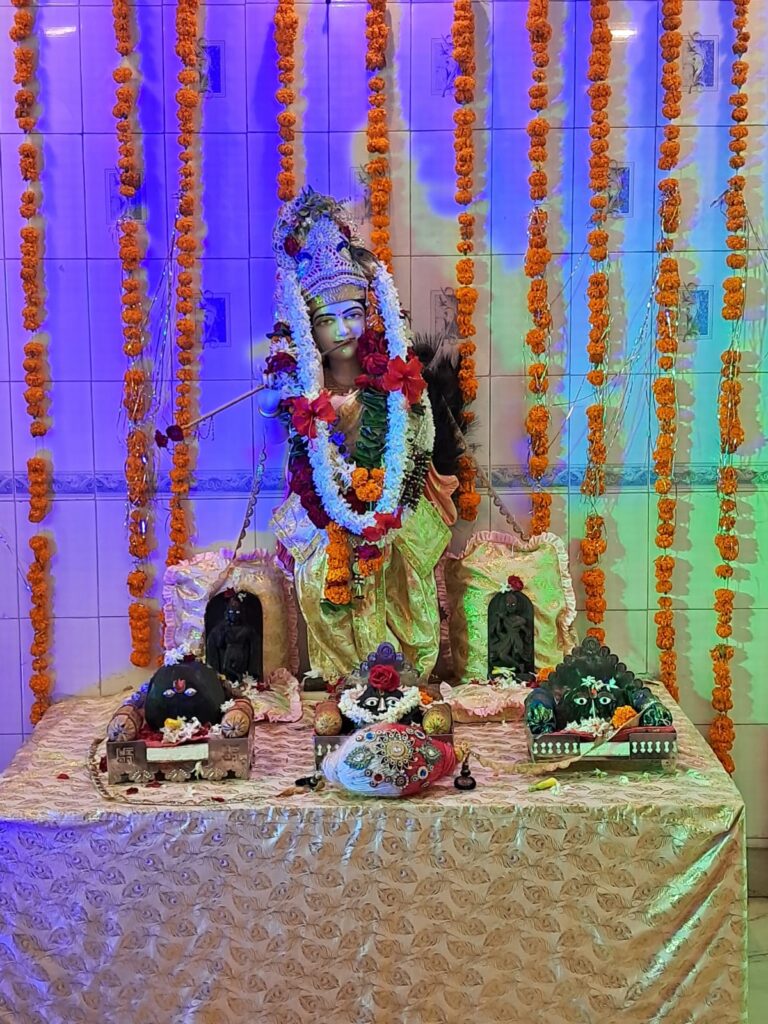 IMG 20240828 WA0013 Janmotsav celebrated : सिडको येथील श्रीकृष्ण मंदिरात जन्मोत्सव ऊत्साहात साजरा -NNL