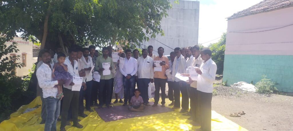 village-to-village Tutari campaign : किनवट तालुक्यात शरदचंद्र गटाकडून गाव तिथे तूतारी अभियानाला सुरुवात -NNL