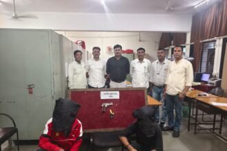 IMG 20240829 WA0076 ऑपरेशन फ्लश ऑऊट अंतर्गत दोन आरोपीकडुन 01 अग्नीशस्त्र, 01 जिवंत काडतुस जप्त स्थानिक गुन्हे शाखा, नांदेडची कार्यवाही -NNL