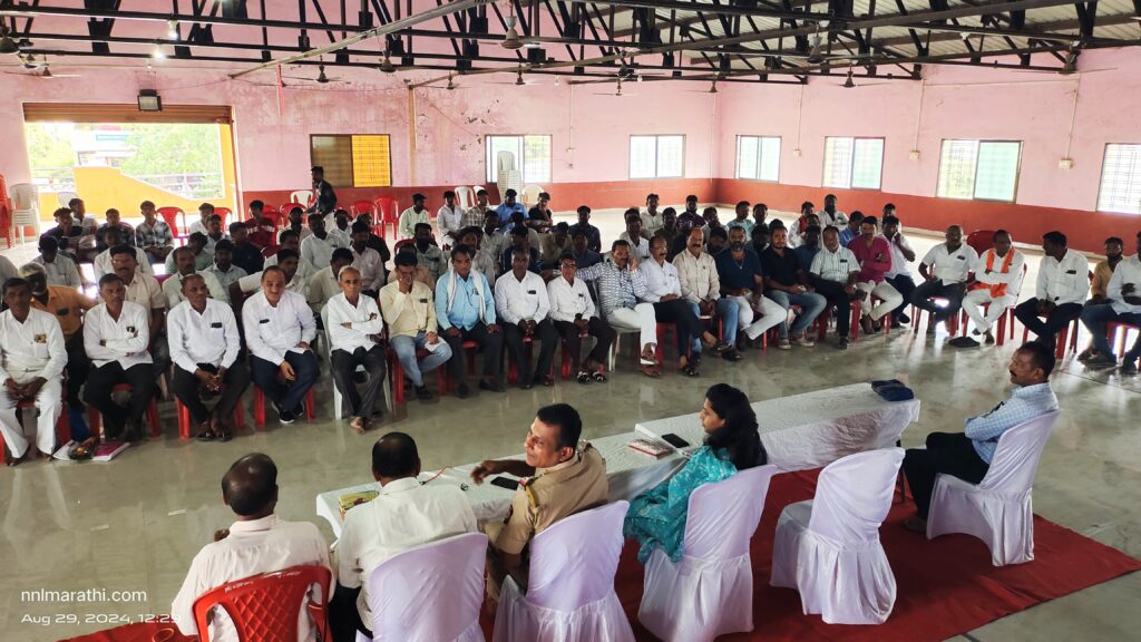 IMG 20240829 140312 Police Inspector Amol Bhagat : पोळा गौरी-गणेश, दुर्गात्सव शांततेत साजरे करून पोलीस प्रशासनाला सहकार्य करा - पोलीस निरीक्षक अमोल भगत -NNL