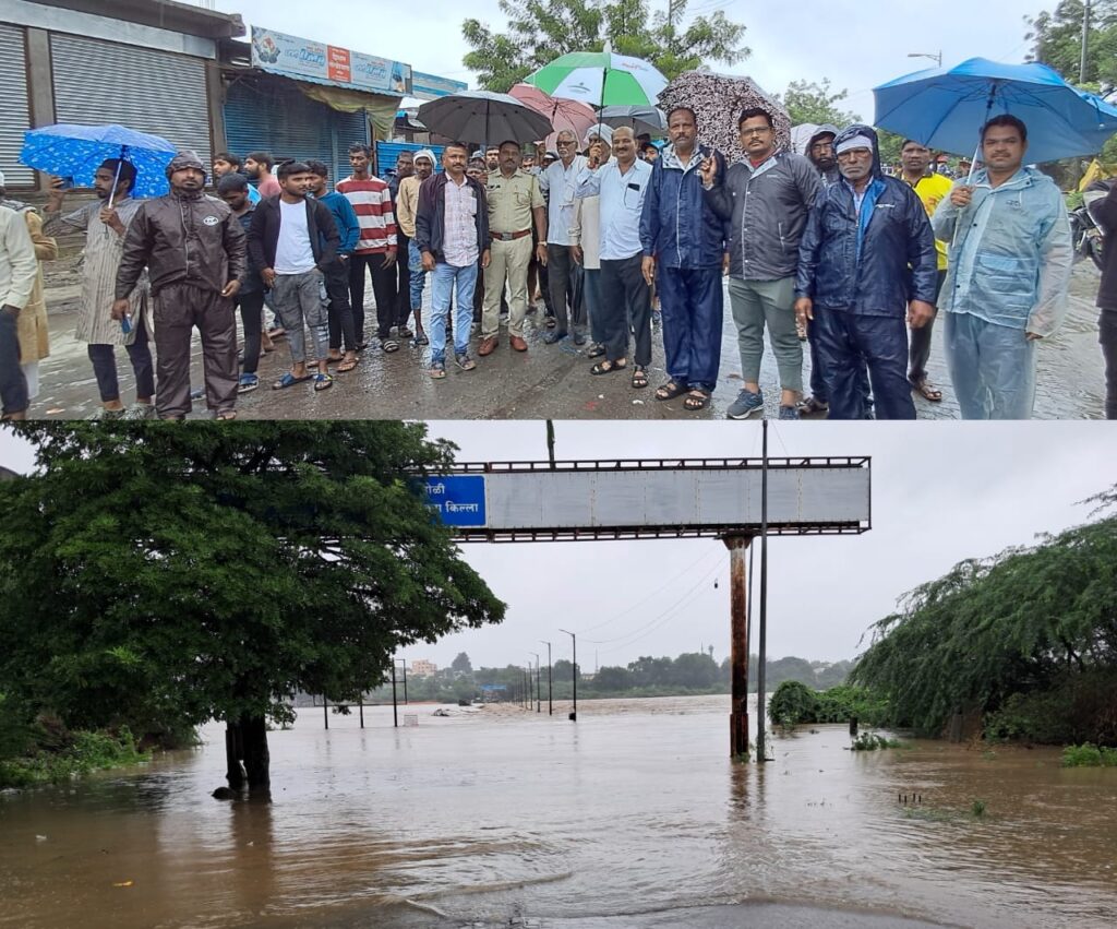 IMG 20240902 WA0057 Manpa CIDCO Vasrani ; मनपा सिडको वसरणी भागातील नावघाट पुल वाहतूक बंद -NNL