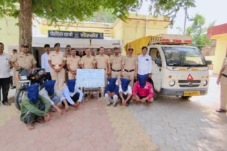 IMG 20240916 WA0005 Animal stealing gang arrested : जनावरे चोरणारे टोळीस अटक एकूण 11 गुन्हे उघडकीस -NNL