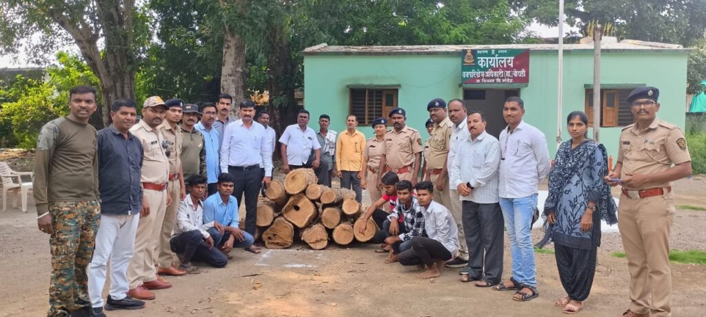 IMG 20240921 WA0043 one-day police custody : सागवान तस्करांना न्यायालयाने ठोठावली एक दिवसाची पोलीस कोठडी -NNL