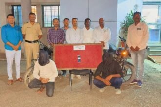 IMG 20240929 WA0031 Thift arested ; चोरी व जबरी चोरीचे दोन गुन्हयातील दोन आरोपी मुद्देमालासह ताब्यात -NNL