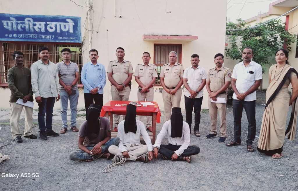 IMG 20240913 190312 Naigaon police arrested three accused : दानपेटी फोडून चोरी करणाऱ्या तीन आरोपीतांना नायगाव पोलीसांनी केली अटक; आरोपींची न्यायालयीन कोठडीत रवानगी -NNL