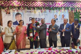 IMG 20241023 WA0046 Rotary Club of Nanded : रोटरी क्लब नांदेड आणि नंदिग्राम यांची कार्यालयीन प्रांतपाल भेट संपन्न -NNL