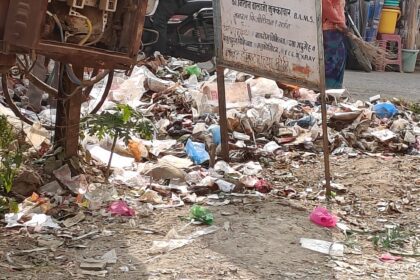 IMG 20241125 WA0015 garbage was dumped at every nook and corner of Himayatnagar : सत्ता परिवर्तनानंतर हिमायतनगर शहरातील चौका चौकात कचऱ्याचे ढिगारे; नाल्या तुंबल्या -NNL