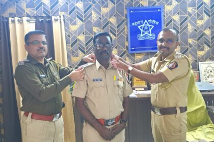 IMG 20241203 WA0005 sub-inspector ; ग्रामीण पोलीस स्टेशन येथील तीन जणांना उपनिरीक्षक पदी पदोन्नती - NNL