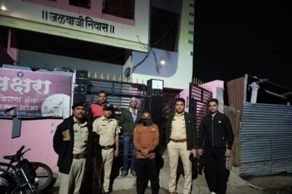 IMG 20241205 WA0029 Combing operation : नांदेड जिल्हा पोलीसांचे (Operation flush out) अंतर्गत कोंम्बींग ऑपरेशन -NNL