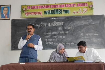 IMG 20241208 WA0004 Venkatesh Chaudhary : असाक्षरांना शिक्षणाच्या प्रवाहात समाविष्ट करून सुसंस्कृत नागरिक तयार करा - व्यंकटेश चौधरी -NNL