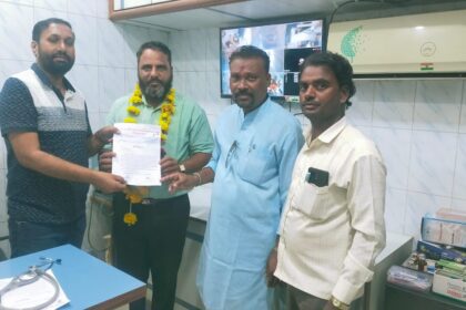 IMG 20241209 WA0025 Appointment of Sudhakar Kadam as Vasmat Taluka President : सुधाकर कदम यांची वसमत तालुकाध्यक्षपदी नियुक्ती -NNL