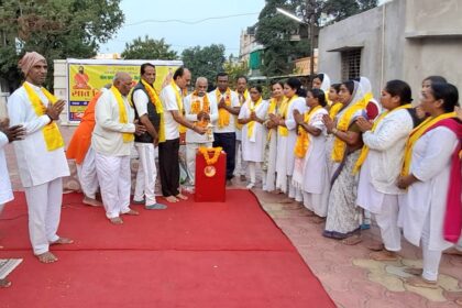 IMG 20241209 WA0053 Seven day yoga camp organized : पतंजलि योगपीठ आयोजित सात दिवसीय योग शिबिरास बालाजी मंदिर येथे सुरु -NNL