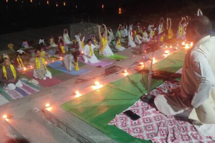 IMG 20241209 WA0062 Concluding yoga camp on day five : पाच दिवशी योग शिबिराचे समापन -NNL