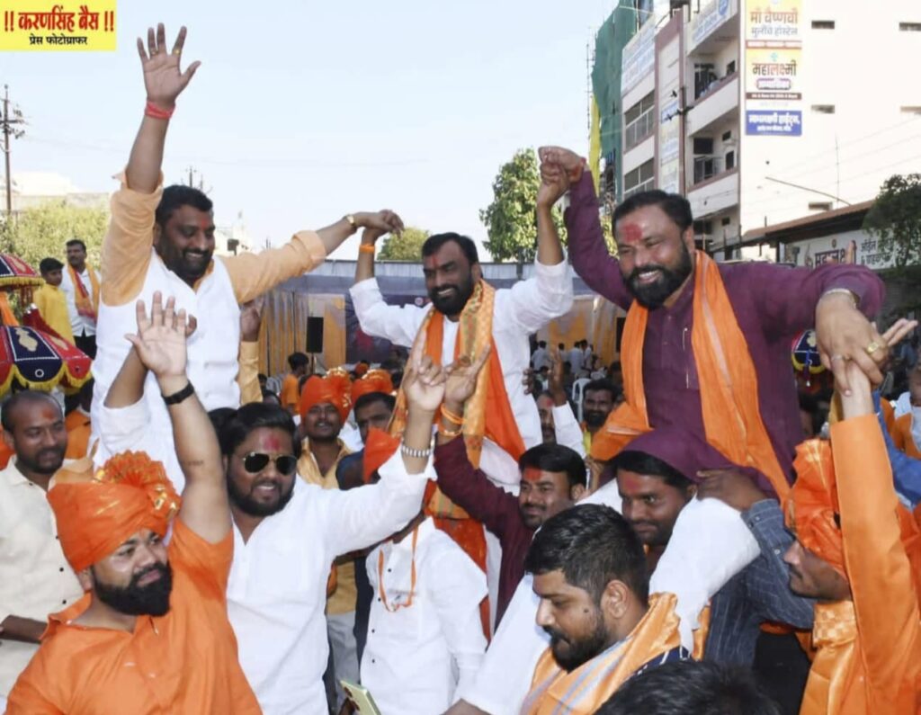 IMG 20250220 171213 Shivjanmotsav celebrations : स्वाभिमानी संभाजी ब्रिगेड व स्वराज्य आयोजित शिवजन्मोत्सव सोहळा उत्साहात संपन्न