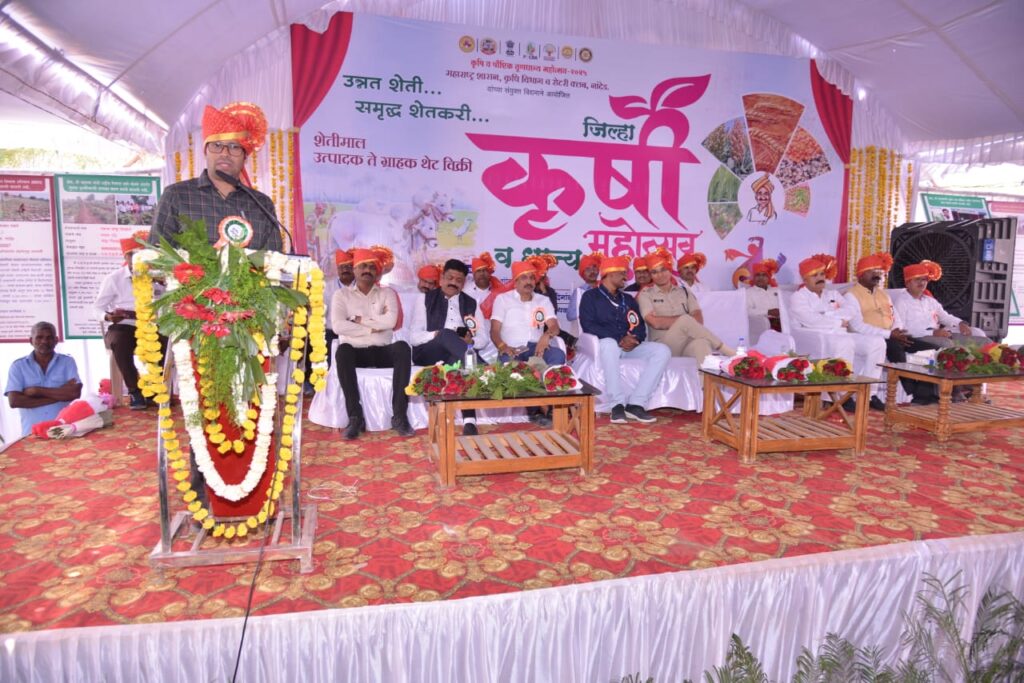 WhatsApp Image 2025 03 17 at 5.03.04 PM 1 District Collector Kardile : प्रगतीशील व प्रयोगशील शेतकऱ्यांनी नांदेडच्या कृषी क्षेत्राचे नेतृत्व करावे : जिल्हाधिकारी कर्डिले