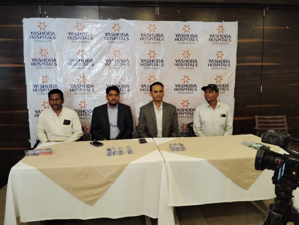 IMG 20250402 WA0003 Yashoda Hospital ; यशोदा हॉस्पिटल सोमाजीगुडा येथे गंभीर अन्ननलिका कॅन्सरवर उपचार 