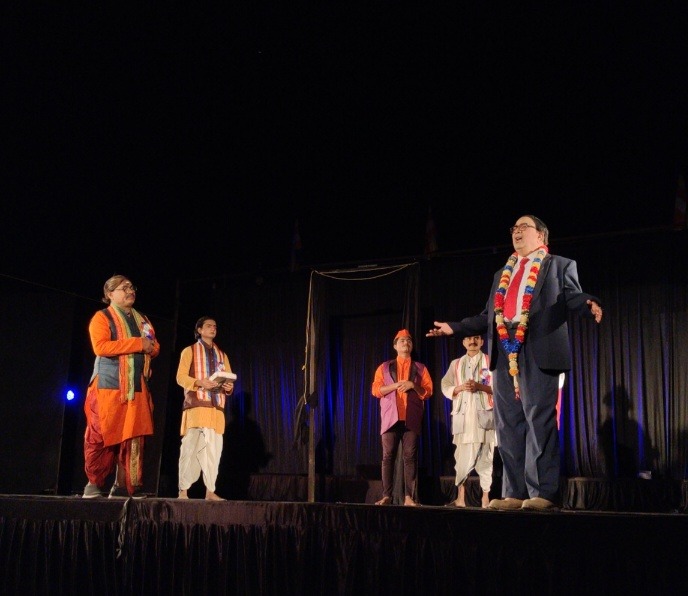 Dr.B.R.Ambedkar jayanti; हिमायतनगर येथे डॉ बाबासाहेब आंबेडकर यांच्या सार्वजनिक जयंती उत्सवाला महानाट्य प्रयोगाने झाली सुरुवात