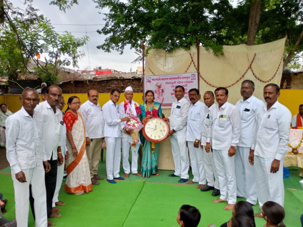 IMG 20250630 WA0001 Nandkishore Marmath ; सेवानिवृत्त सेवक नंदकिशोर मरमठ यांना निरोप व सत्कार