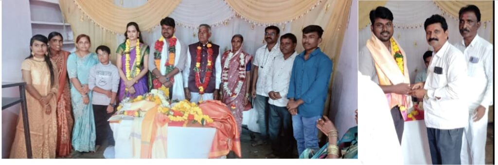 Kamble family ; कांबळे परिवारातर्फे सहायक आयुक्त सुनिल जोंधळे यांचा सपत्नीक व आई-वडिलांचा सहृदयी सत्कार