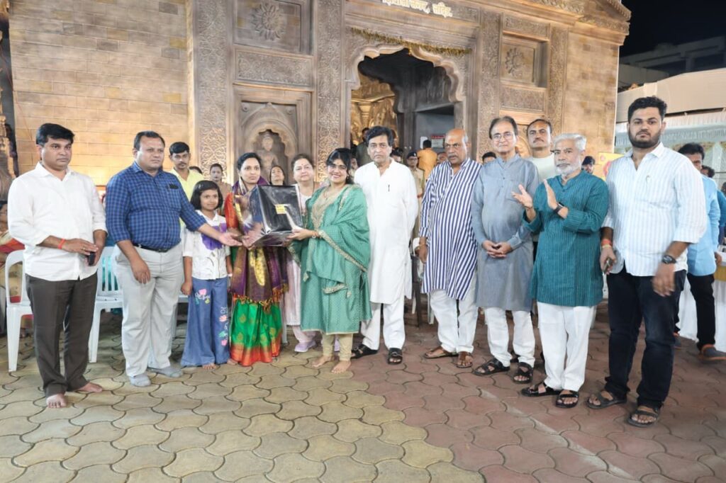 Sreejaya Chavan ; आ. श्रीजया चव्हाण यांच्या संकल्पनेतून ‘नांदेडची नवदुर्गा’ सन्मान वितरित