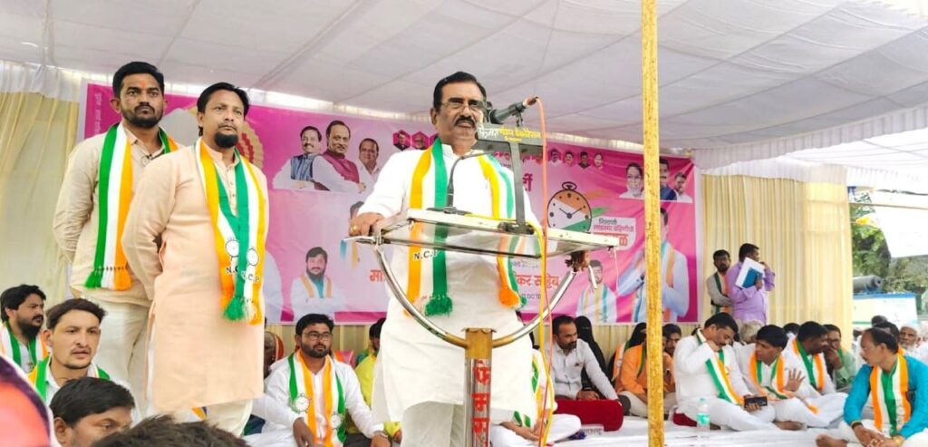 IMG 20251126 WA0003 MLA Prataprao Patil Chikhlikar : शिव, फुले, शाहू, आंबेडकरांच्या विचारांवर चालणारा पक्ष म्हणजे राष्ट्रवादी काँग्रेस – आ. प्रतापराव पाटील चिखलीकर