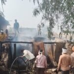 IMG 20260218 WA0043 Fire breaks : सिरपल्ली येथे अल्पभूधारक शेतकऱ्याच्या घराला आग; सहा शेळीपिल्लांचा होरपळून मृत्यू