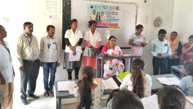 IMG 20260325 WA0062 Awareness Campaign : भोकर येथे एचपीव्ही लसीकरणाबाबत जनजागृती