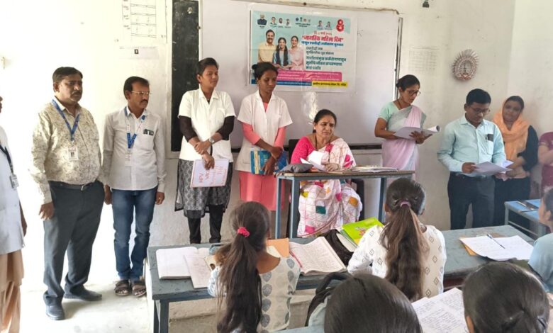 IMG 20260325 WA0062 Awareness Campaign : भोकर येथे एचपीव्ही लसीकरणाबाबत जनजागृती