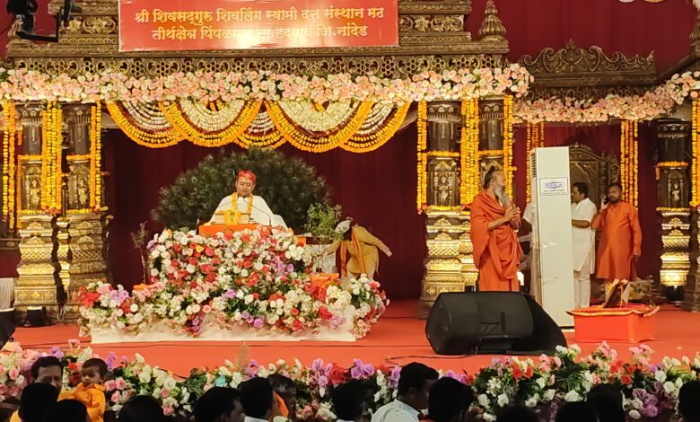 IMG 20260326 WA0074 Sriram katha : “गुरु हा CCTV सारखा असावा; शिष्याच्या जीवनावर सतत लक्ष असावे” — राधाकृष्ण महाराज