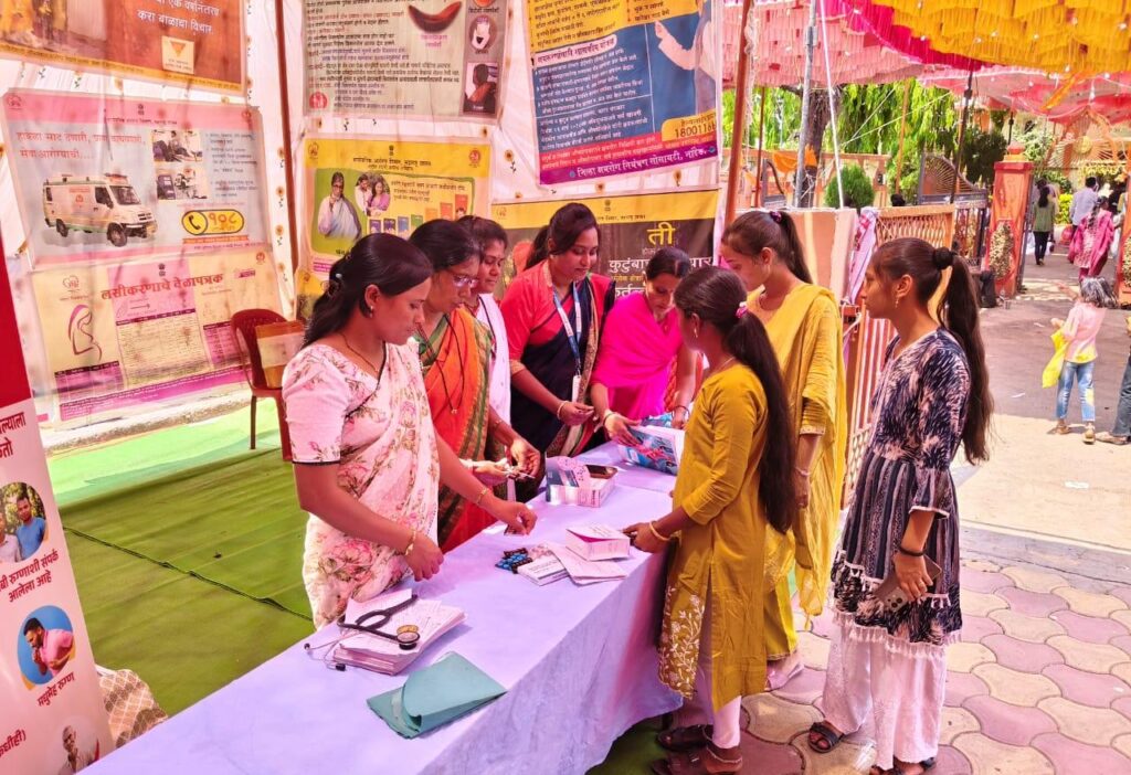 IMG 20260330 WA0009 Barul ; बारूळ येथील यात्रा मध्ये आरोग्य शिबीर