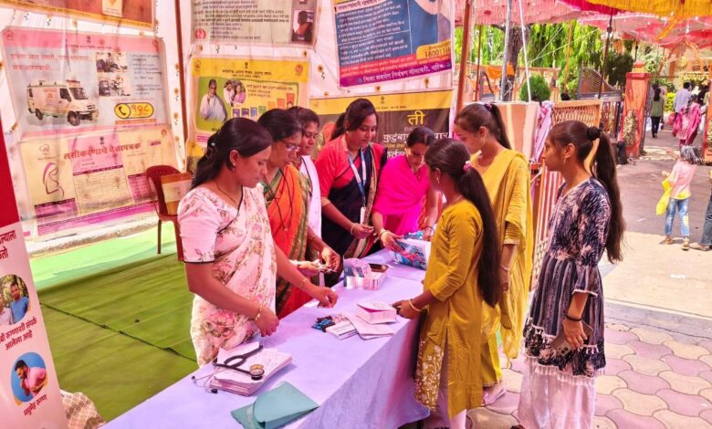 IMG 20260330 WA0009 Barul ; बारूळ येथील यात्रा मध्ये आरोग्य शिबीर