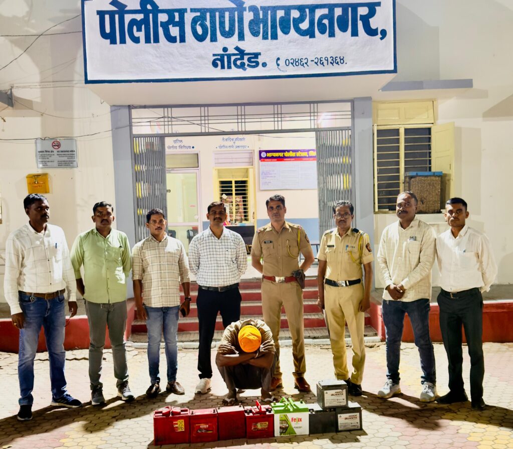 IMG 20260321 205420 Battery Thift Arasted : भाग्यनगर पोलिसांची झटपट कामगिरी; १२ तासांत बॅटरी चोरीचा गुन्हा उघड, आरोपी जेरबंद