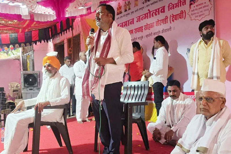 FB IMG 1775270730806 Hanuman Janmotsav : हनुमान जन्मोत्सव निमित्त बोरगाडीच्या मारोती मंदिरात दर्शनासाठी भाविकांची गर्दी