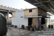 IMG 20260417 WA0016 Himayatnagar railway station : हिमायतनगर रेल्वे स्थानकावरील विकासकामांवर प्रश्नचिन्ह; प्रवाशांना मूलभूत सुविधांचा अभाव