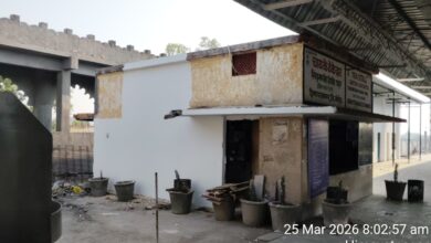 IMG 20260417 WA0016 Himayatnagar railway station : हिमायतनगर रेल्वे स्थानकावरील विकासकामांवर प्रश्नचिन्ह; प्रवाशांना मूलभूत सुविधांचा अभाव