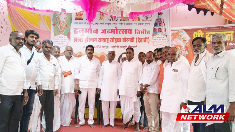 IMG20260402114904 01 Hanuman Janmotsav : हनुमान जन्मोत्सव निमित्त बोरगाडीच्या मारोती मंदिरात दर्शनासाठी भाविकांची गर्दी