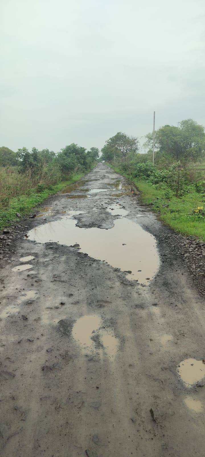 road lost in potholes! खड्ड्यांत हरवला खैरगाव–मंगरूळ–वारंग टाकळी रस्ता! 2 IMG 20260722 WA0041 road lost in potholes! खड्ड्यांत हरवला खैरगाव–मंगरूळ–वारंग टाकळी रस्ता!