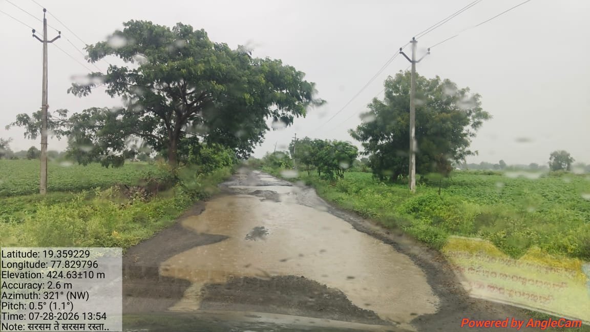 Sarsam-Valkewadi road : सरसम–वाळकेवाडी रस्त्याची दुरवस्था; सहा-सात हजार आदिवासींचा जीव धोक्यात, तातडीने दुरुस्तीची मागणी 1 IMG 20260730 WA0016 Sarsam-Valkewadi road : सरसम–वाळकेवाडी रस्त्याची दुरवस्था; सहा-सात हजार आदिवासींचा जीव धोक्यात, तातडीने दुरुस्तीची मागणी