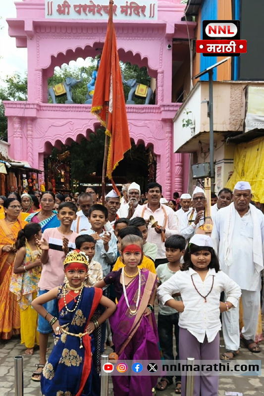 IMG20260725173613 01 Shri Parmeshwar Temple : विठ्ठल नामाच्या गजरात हिमायतनगर (वाढोणा) नगरी दुमदुमली; श्री परमेश्वर मंदिरातून भव्य नगरप्रदक्षिणा दिंडी